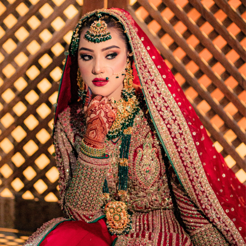 Emerald Green Crystal Bridal Set