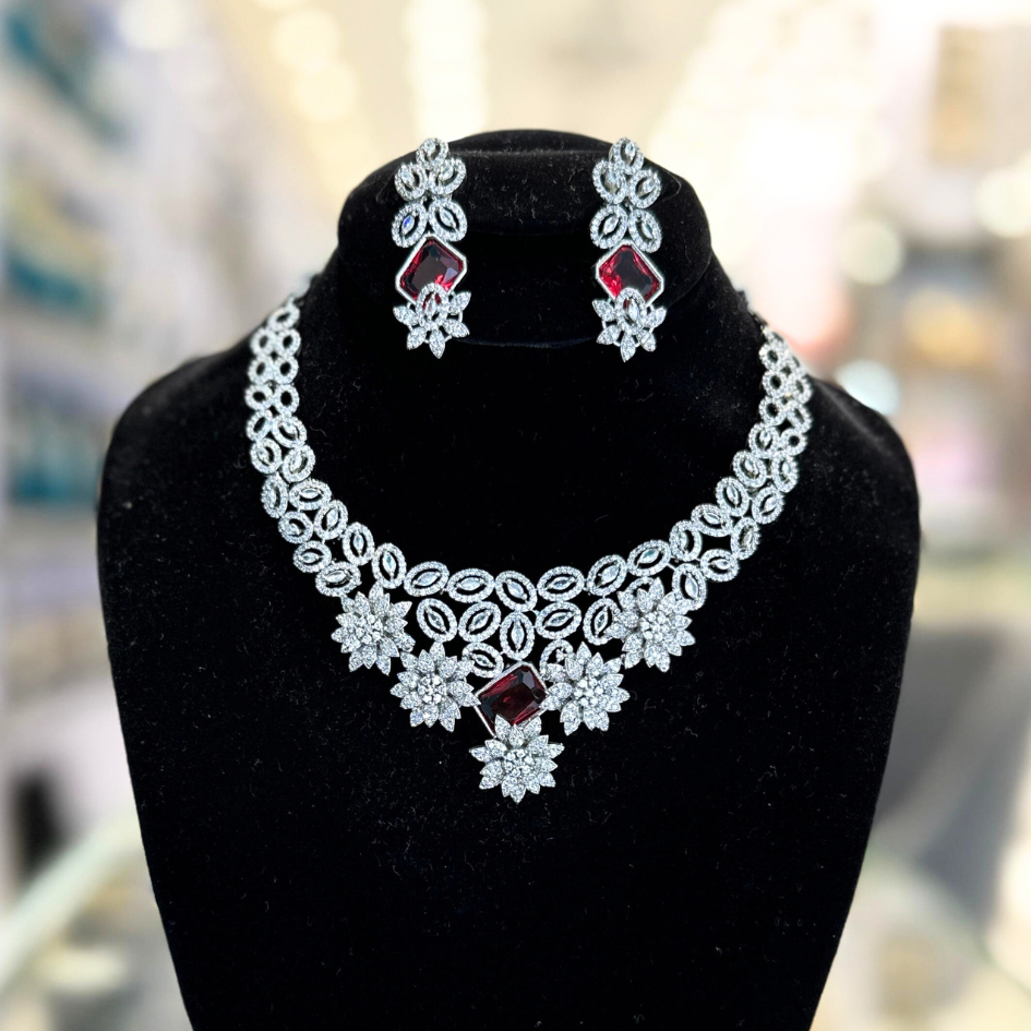 Ruby Zircon Cube Set