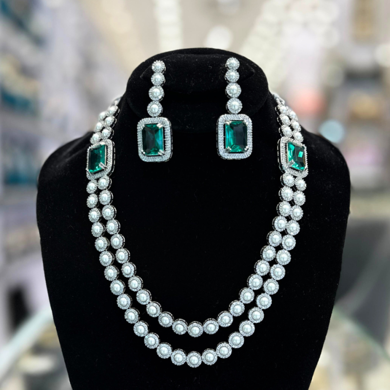 Cubic Zircon Mala Set